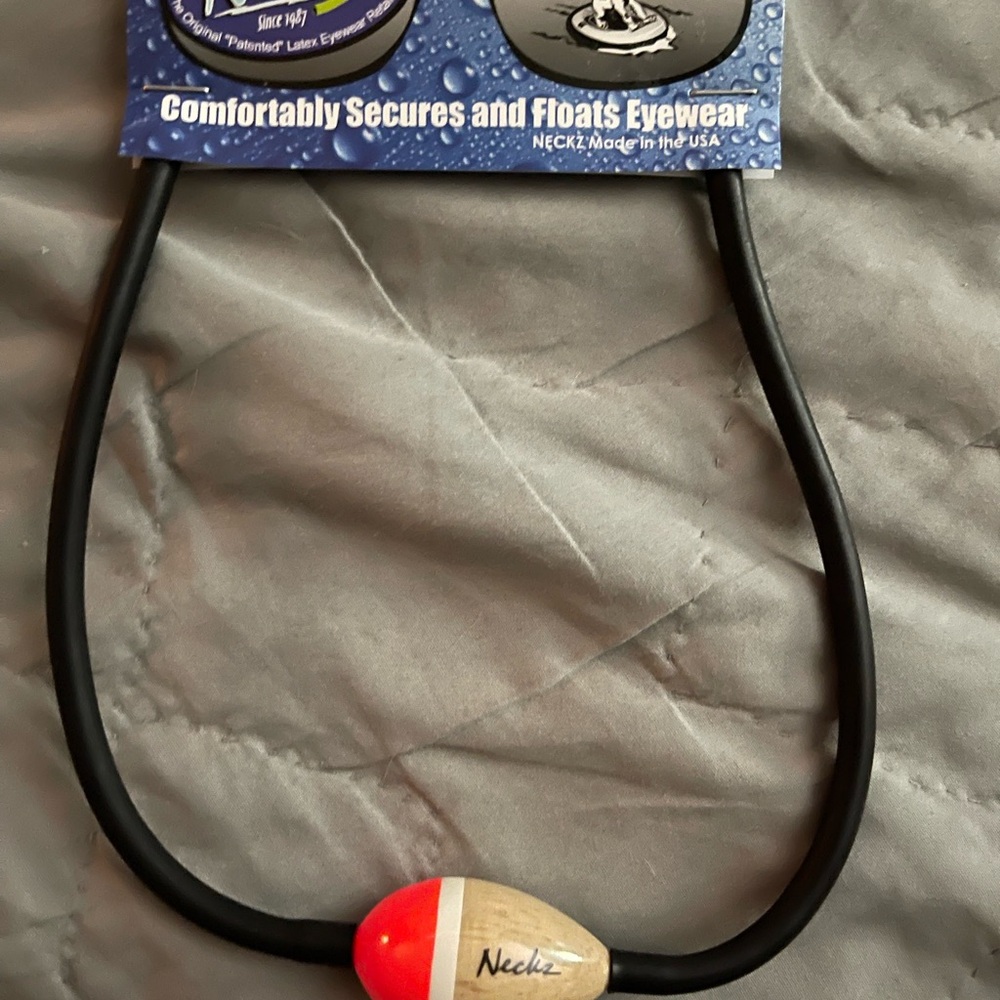 New NECKZ Floating  Balsa wood Sunglass Strap Retainer, Boating, Fishing, Swim